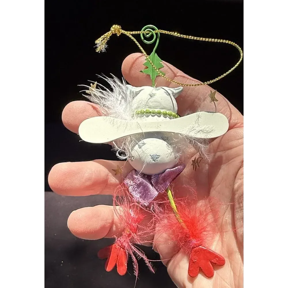 Krinkles Olivia Owl CHRISTMAS TREE Ornament Patience Brewster Very Rare -K1